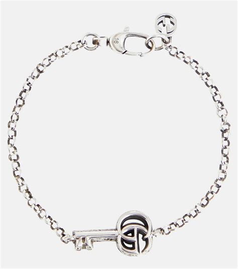 gucci yba502107001017|Double G Key Bracelet by Gucci .